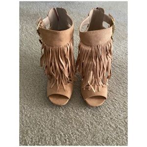Fringe Open Toe Heel ”Final”